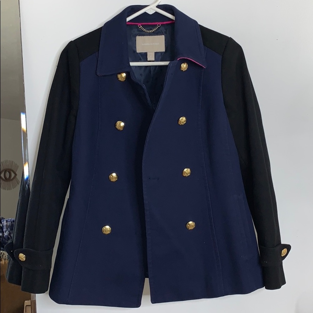 Banana Republic Naval Peacoat